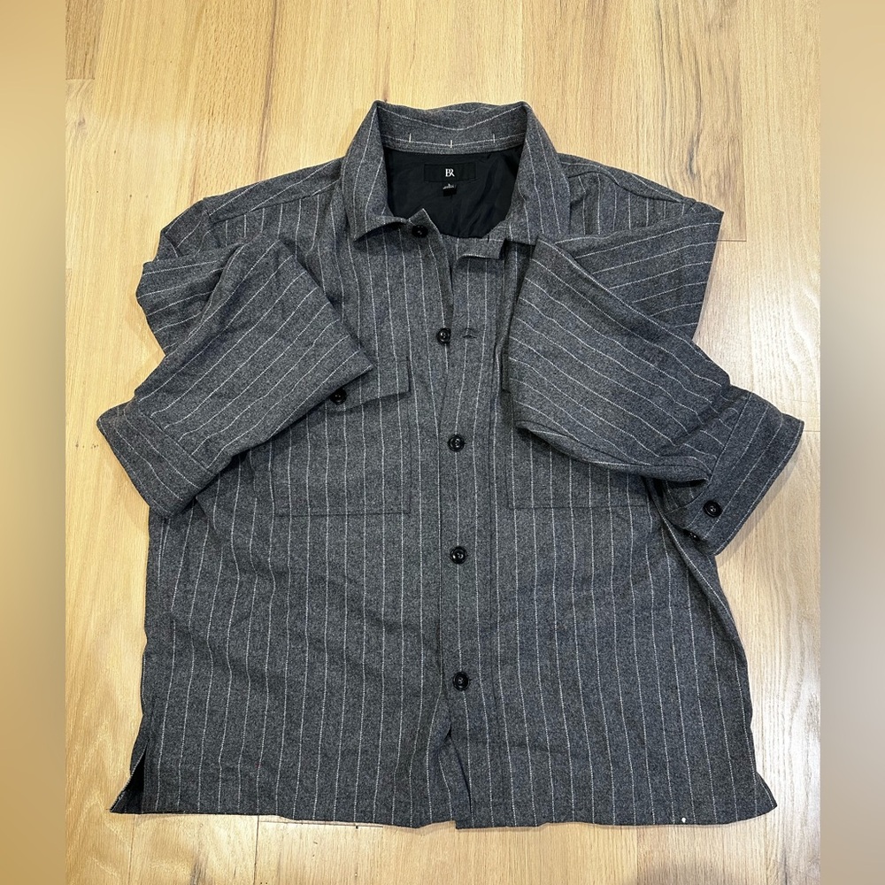 Banana Republic Pinstripe Button-Up Shirt